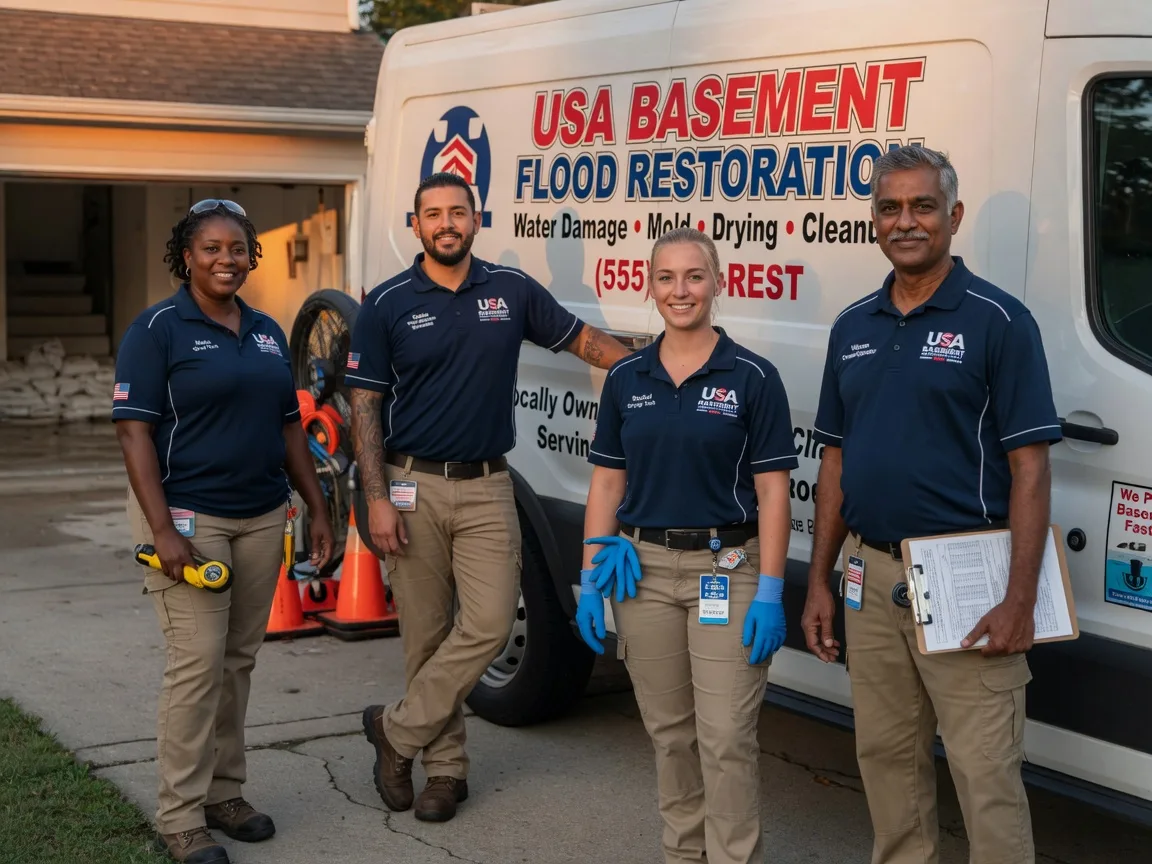Basement Flood Cleanup company in Rapids City, IL